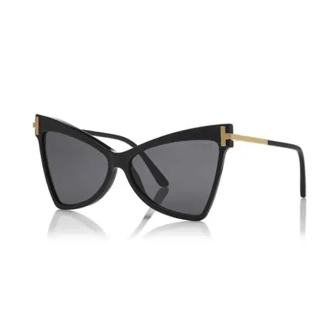 Lunettes de Soleil Cat Eye Noir & Or