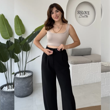 Pantalon Palazzo avec scratch