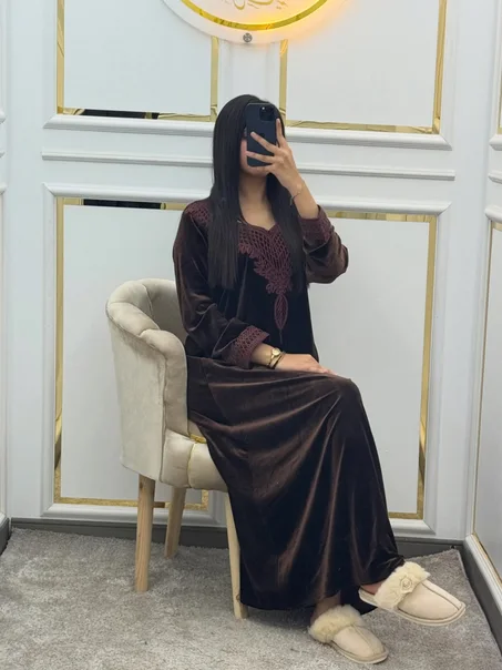 قندورة قطيفة روايال A