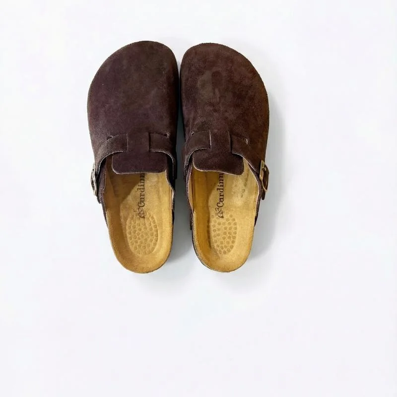 Sabots en Daim Marron