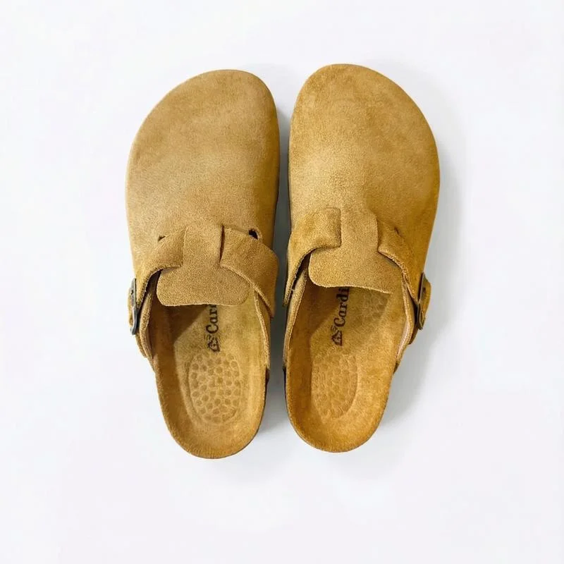 Sabots en Daim Tabac