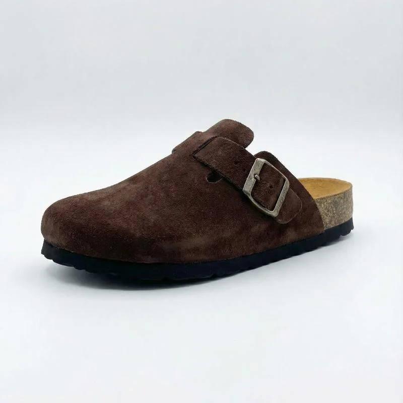 Sabots en Daim Marron