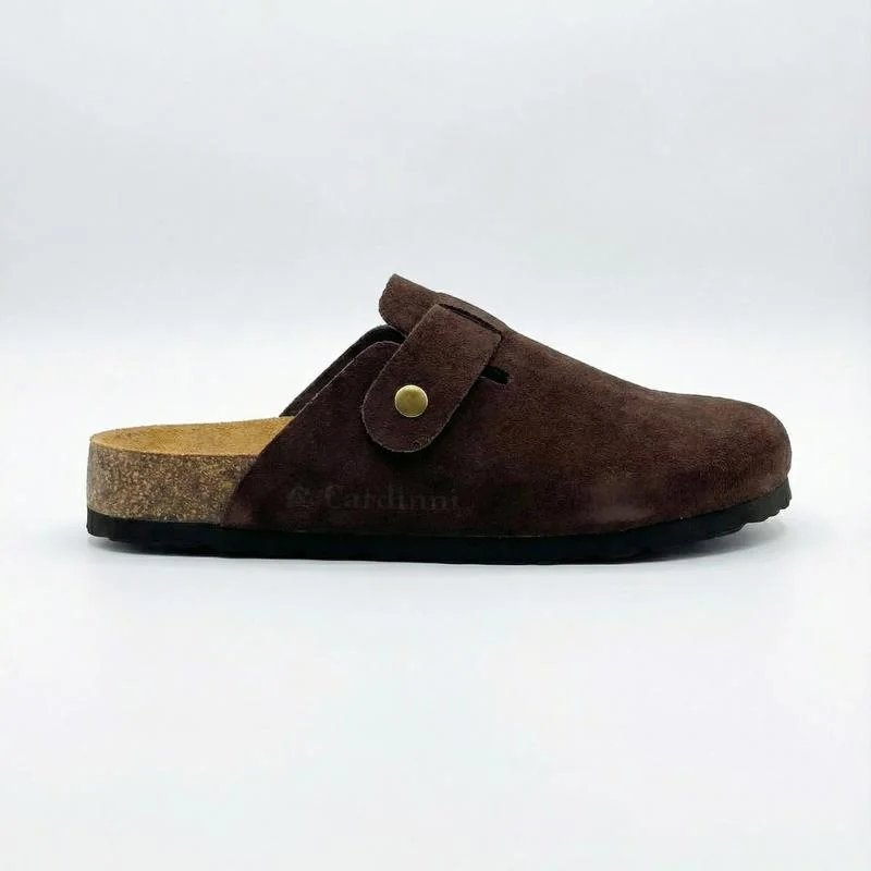 Sabots en Daim Marron