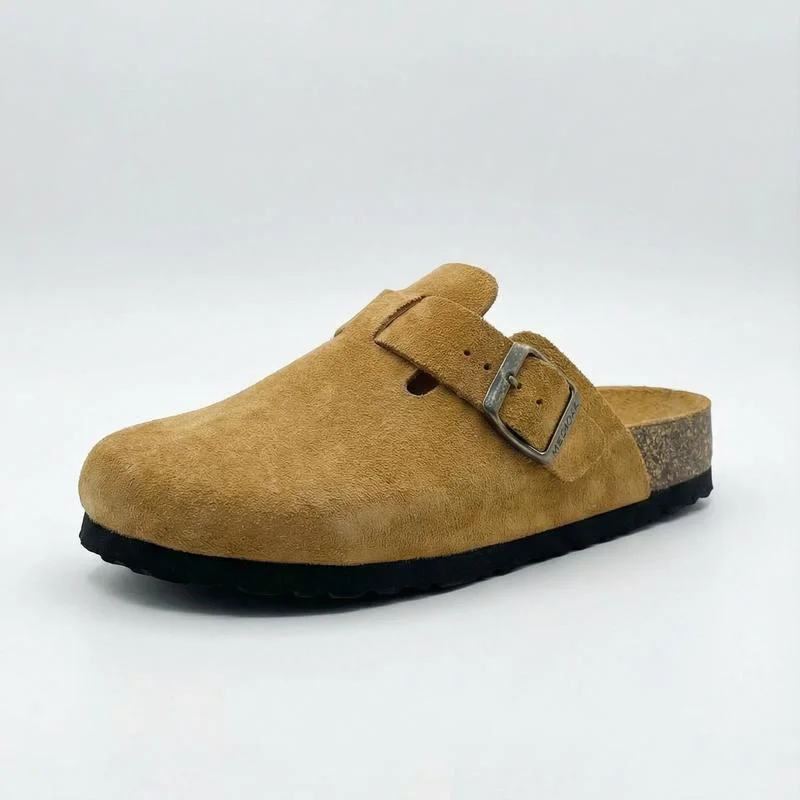 Sabots en Daim Tabac