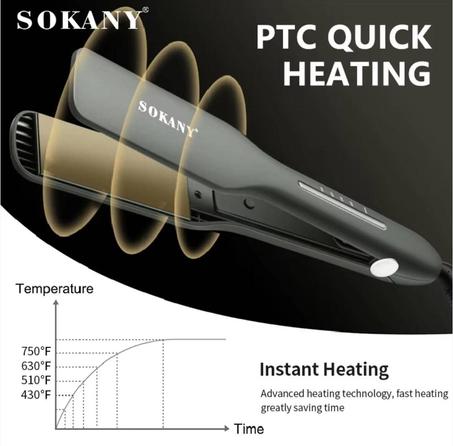 مِكواه فرد الشعر السيراميك من سوكاني