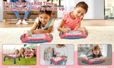 لوح ذو قاعده رسم و دراسه مغناطيسي HCFJEH للأطفال