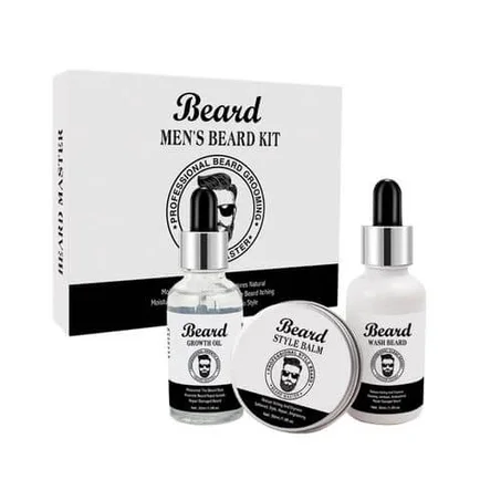 مجموعة العناية الكاملة لملأ فراغات اللحية وتكثيفها