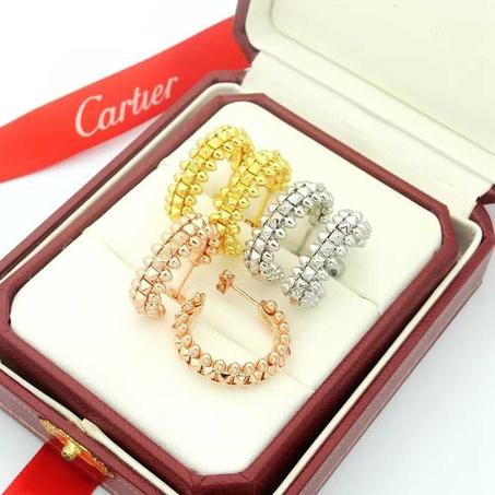 Boucles d'oreilles en acier CLASH de Cartier