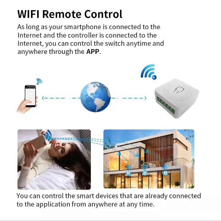 interrupteur intelligent Wifi 16a
