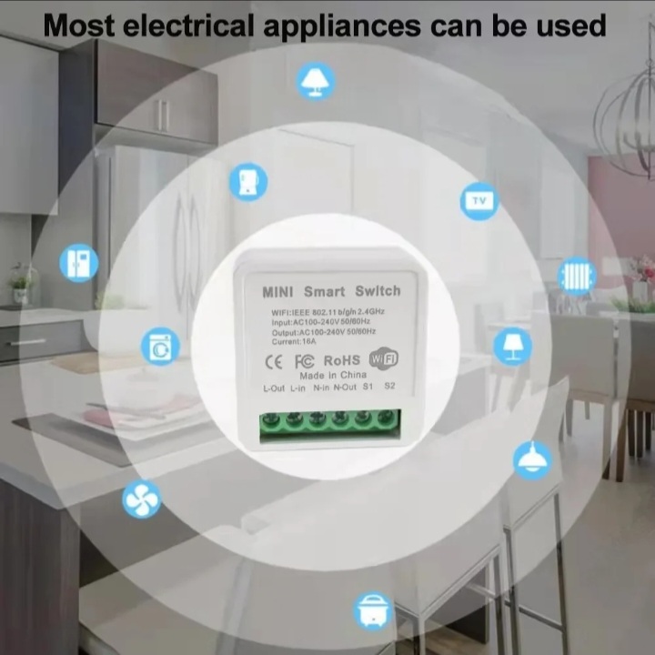 interrupteur intelligent Wifi 16a
