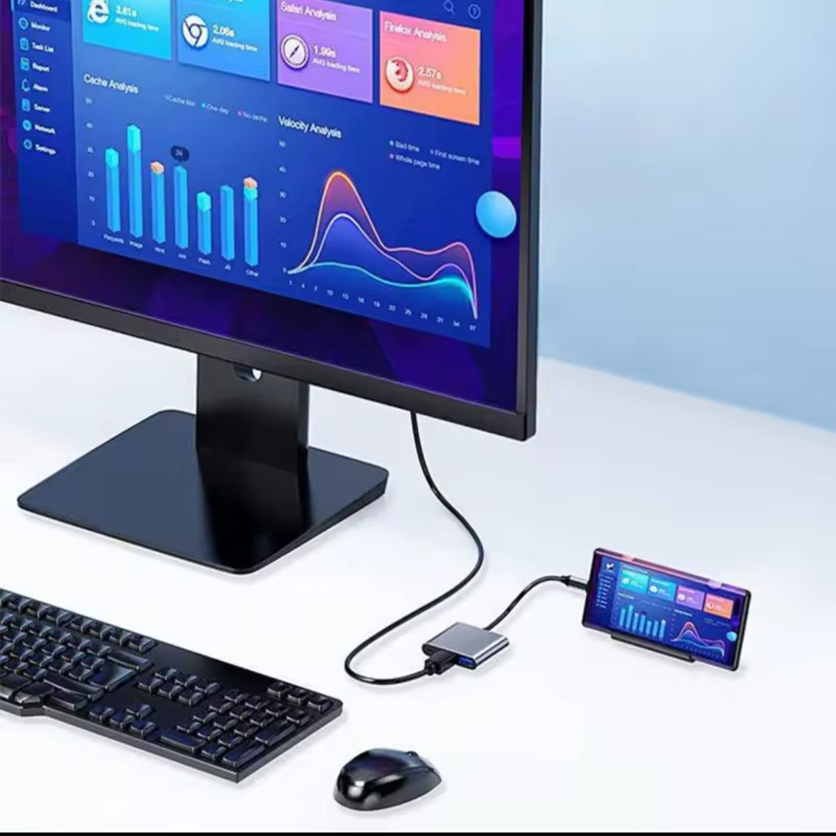 محول كابل متوافق مع USB-C