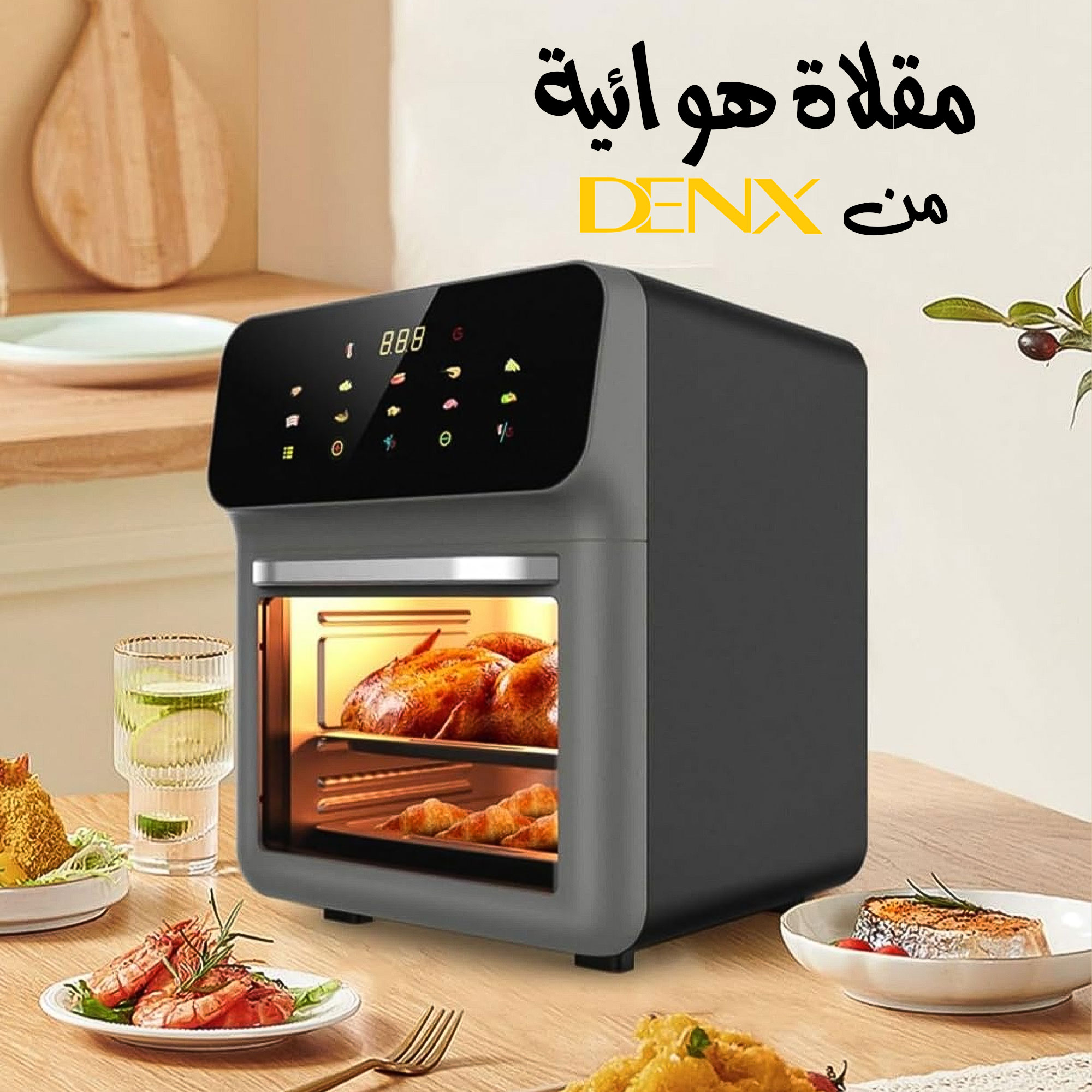 قلاية هوائية 12 لتر Denx