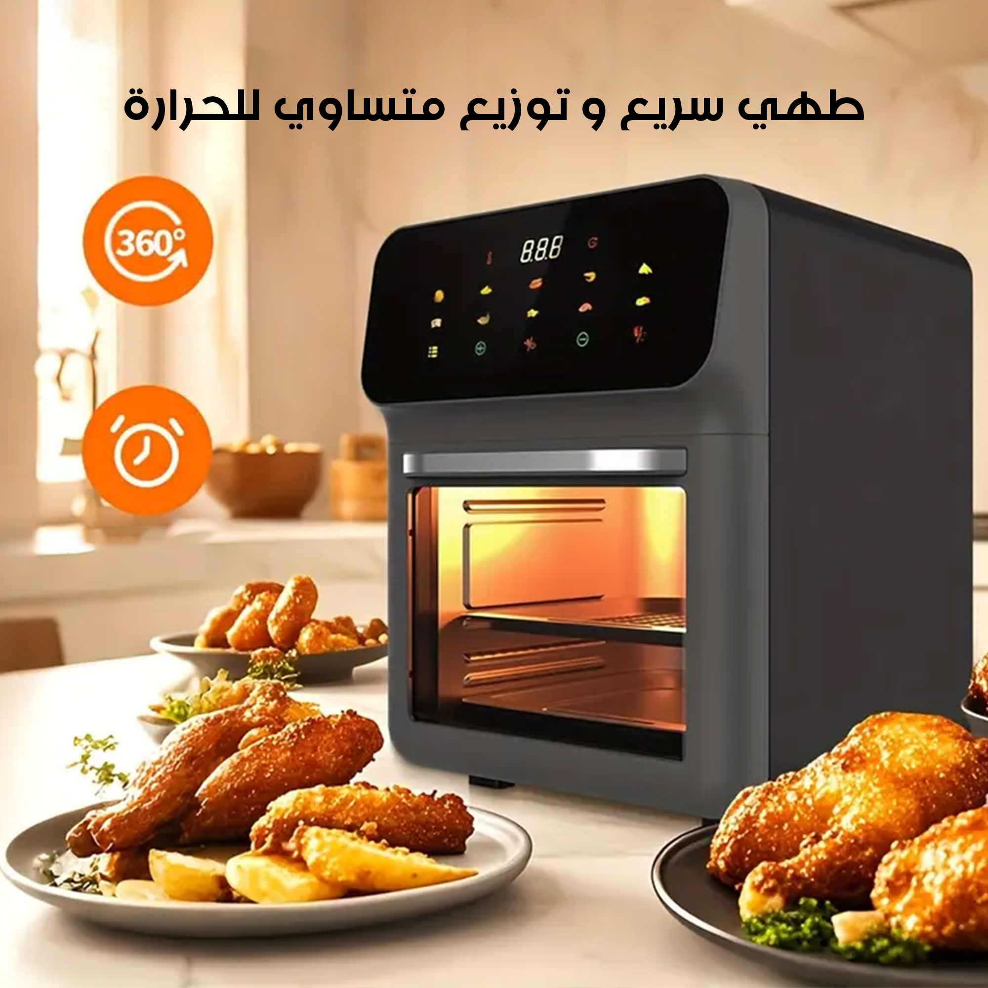 قلاية هوائية 12 لتر Denx