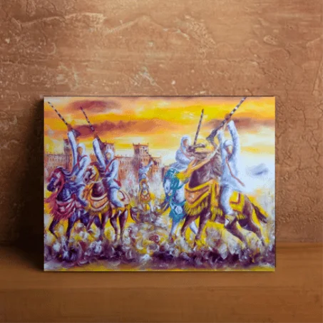 Tborida ,tableau Peinte à la Main sur la toile