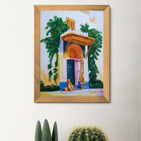 Bab dar , tableau Peinte à la Main sur la toile