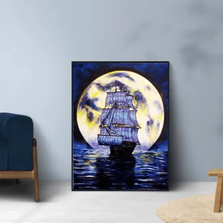 Belle vue ,tableau Peinte à la Main sur la toile (copy)