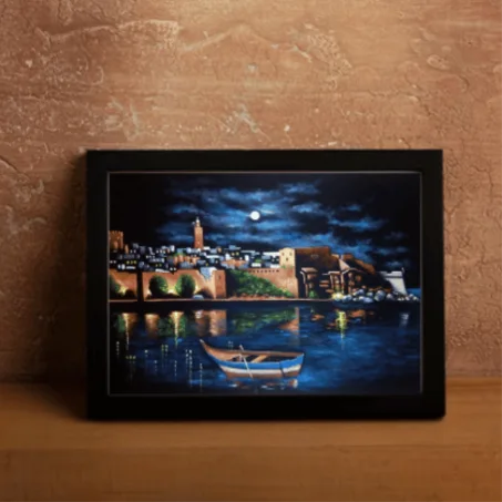 Wdaya rabat tableau Peinte à la Main sur la toile