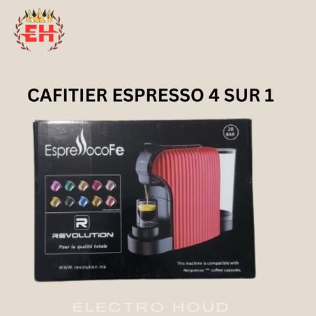 CAFITIER ESPRESSO 4 SUR 1