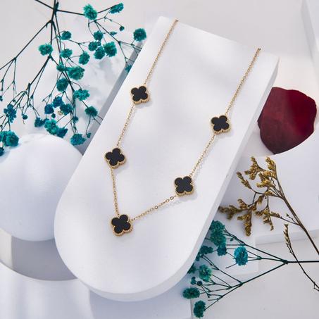 Collier TREFLE en acier inoxydable