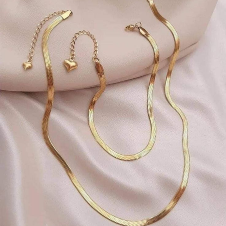 ENSEMBLE COLIER ET BRACELET ZARBIA