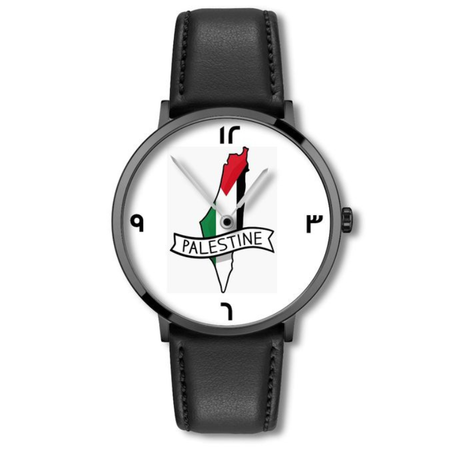 palestine pays arabe, GAZA, QODS, Montre en Cuir à Quartz réglable, islam
