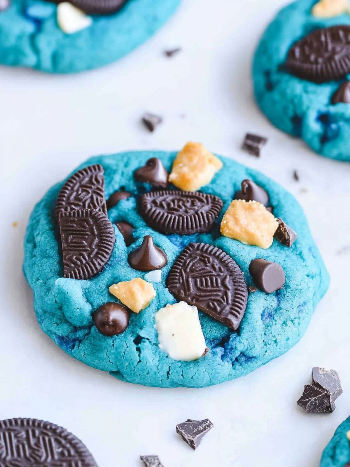 BLUE CHOCCO COOKIES