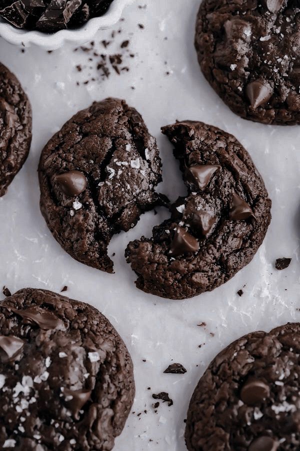 TRIPLE CHOCOLATE COOKIES