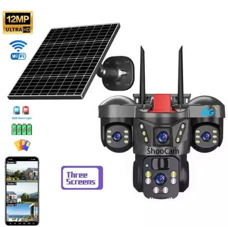 camera solaire 3 cameras mobile