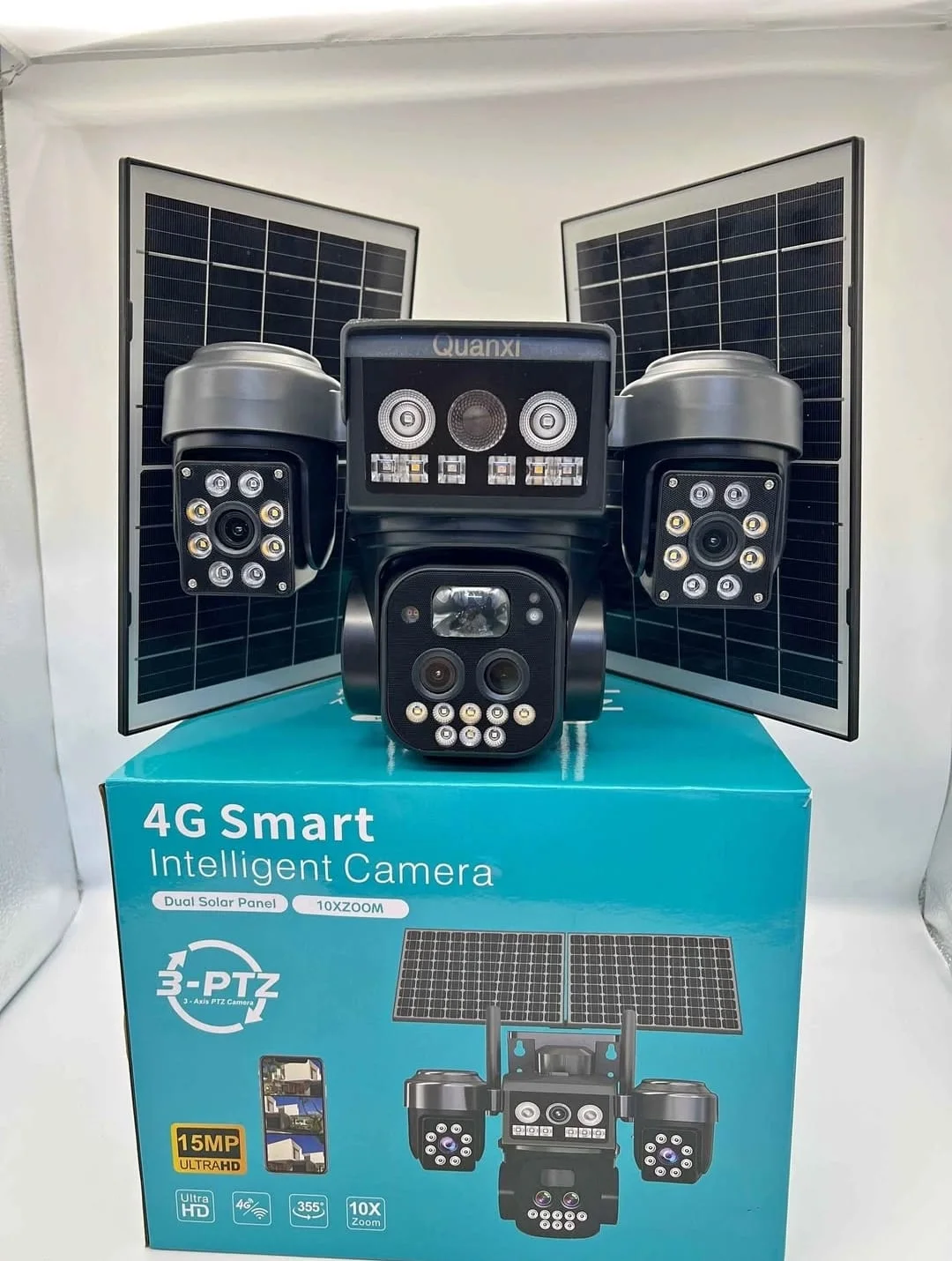 camera solar 3 camerat 15 megapixel  zom optique