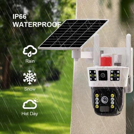 camera solaire 3 lens