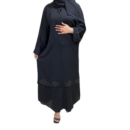 العباية سوداء كلاسيكية انيقة