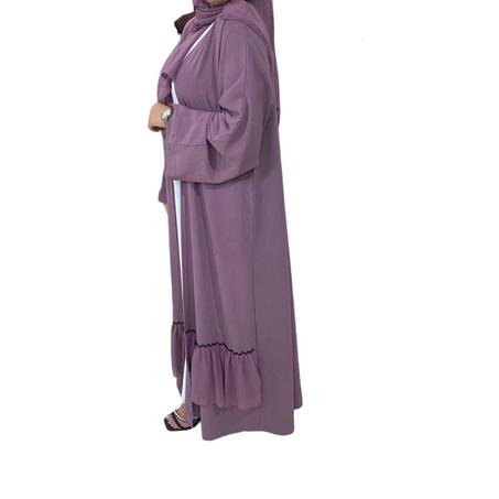 العباية موف بقماش ابيض