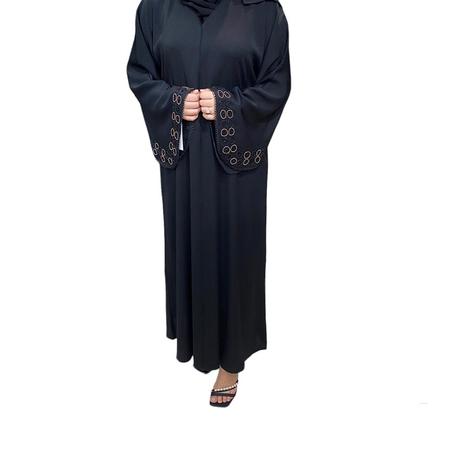 العباية كلاسيكية تطرز على الكم