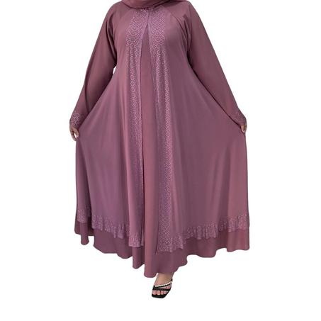 العباية كلاسيك بياقة واسيعة