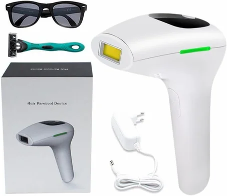 ماكينة إزالة الشعر بالليزر المنزلي IPL من سيمينو – إزالة آمنة وفعالة حتى 8 أسابيع