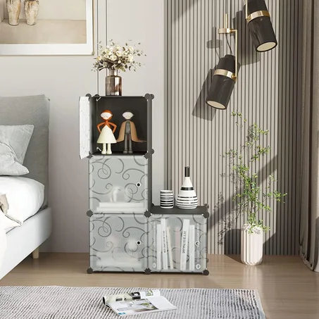 منظم تخزين مكعبات متعدد الاستخدامات – أرفف تخزين محمولة للملابس والأغراض