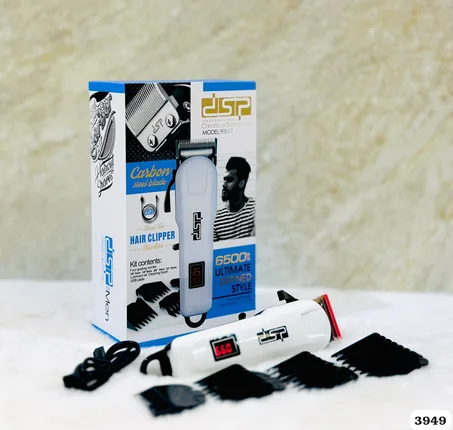 ماكينة حلاقة وقص شعر احترافية DSP Professional 90057 – محرك قوي 6500 دورة/دقيقة – شاشة رقمية – ضمان سنة