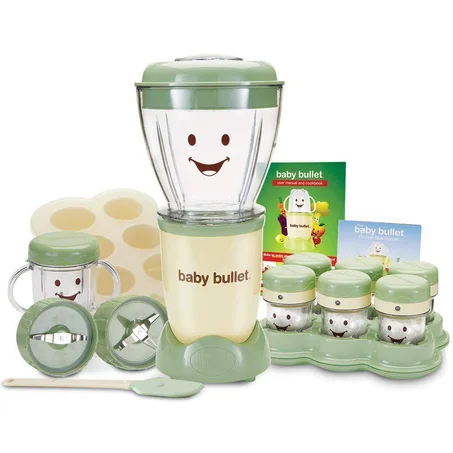 بيبي بوليت مجموعة 22 قطعة NutriBullet – خلاط Baby Bullet بقدرة 200 واط BBR-2212M باللون الأخضر