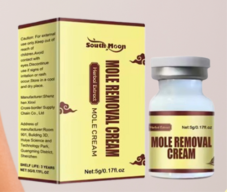 Crème pour éliminer les grains de beauté