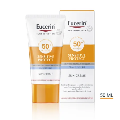 Eucerin Sun Protection Sensitive Protect Sun Crème SPF 50+ | 50 ml