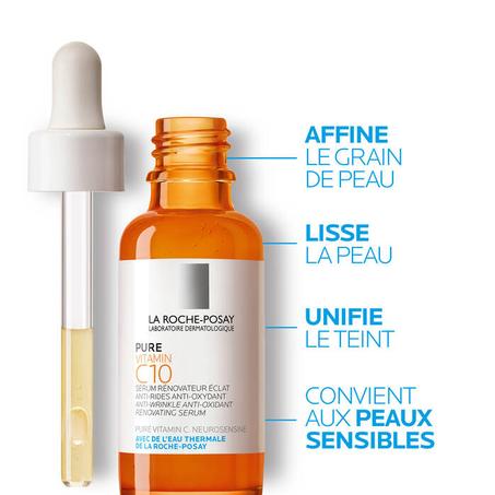 La Roche-Posay  PURE VITAMIN C10 SÉRUM À LA VITAMINE C-30ml