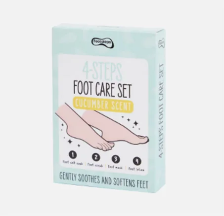 Kit soin des pieds Footsteps Concombre 4 x 20 ml