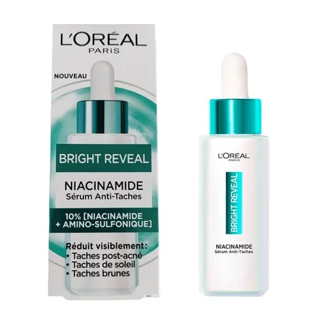 L'Oreal Sérum Anti-Taches – Bright Reveal – Enrichi en Niacinamide - 30 ML