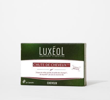 Luxéol Complémeent Alimentaiire Chute Cheveux Réactionnelle 1 mois  X30 Gélules