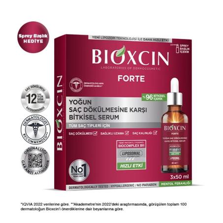 سيروم بيوكسين فورتي (عدد 3) مع العسل لتساقط الشعر الشديد Bioxcin Forte Saç Serumu