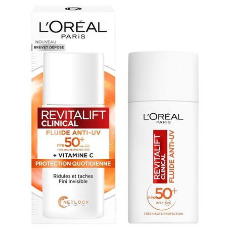 L'Oreal Paris Fluide Revitalift Clinical -Anti-UV FPS 50+ Vitamiine C – 50 ml