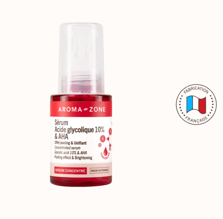 aroma zone Sérum concentré Acide glycolique 10% & AHA