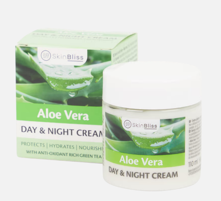 Crème de jour et de nuit à l'aloe vera Skin Bliss 110 ml