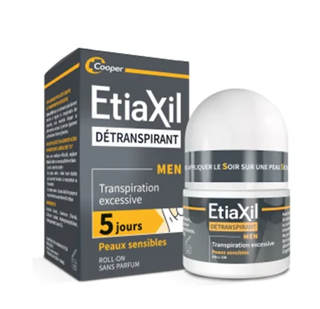 Etiaxil Détranspirant Men Peaux Sensibles Roll-on 15ml