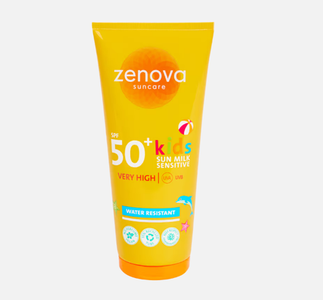 Lait solaire Zenova Kids Sensitive FPS 50+ | 200 ml